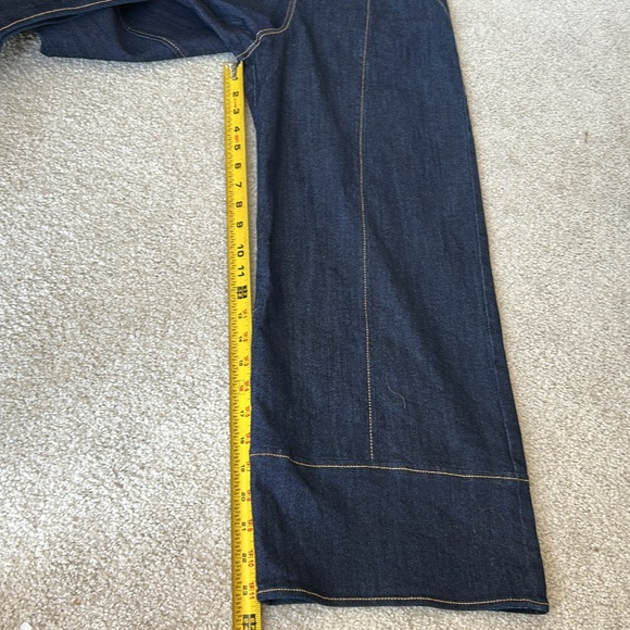 Cinq a Sept Zelda strapless denim jumpsuit - Picture 9 of 14